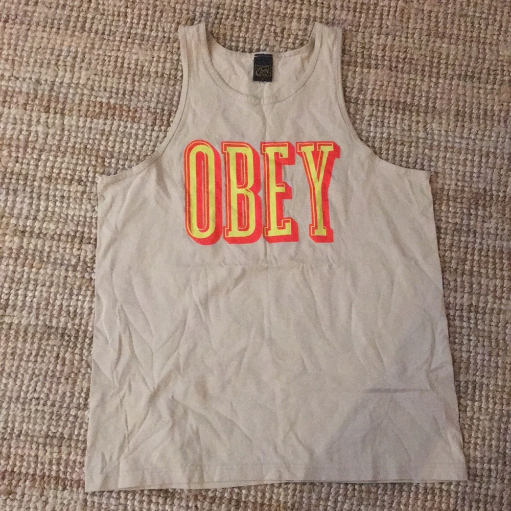 Never worn OBEY men’s tank top